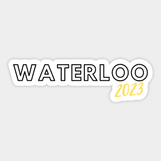 Waterloo 2023 Sticker